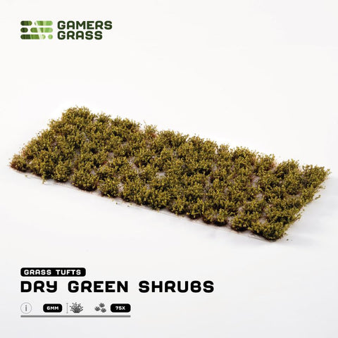Dry Green Shrubs