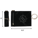 Roll on a Scroll™ Dice Rolling Mat & 7pc Acrylic Dice Set Purple