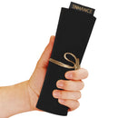 Roll on a Scroll™ Dice Rolling Mat & 7pc Acrylic Dice Set Purple