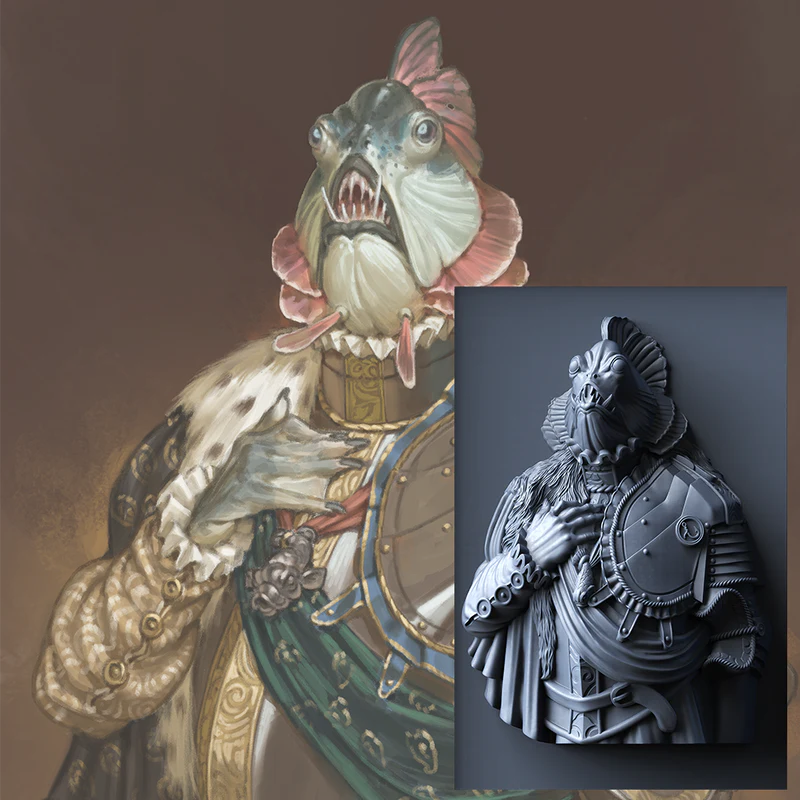 Texture Trainer Frameable #1 - Sir Viathan