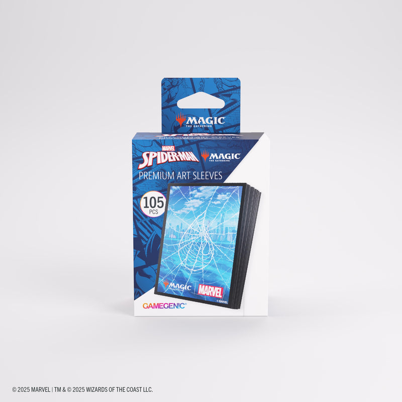 Magic: The Gathering | Marvel's Spider-Man Premium Art Sleeves - Spider-Man Island
