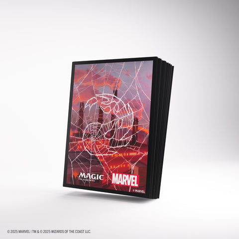 Magic: The Gathering | Marvel's Spider-Man Premium Art Sleeves - Spider-Man Mountain