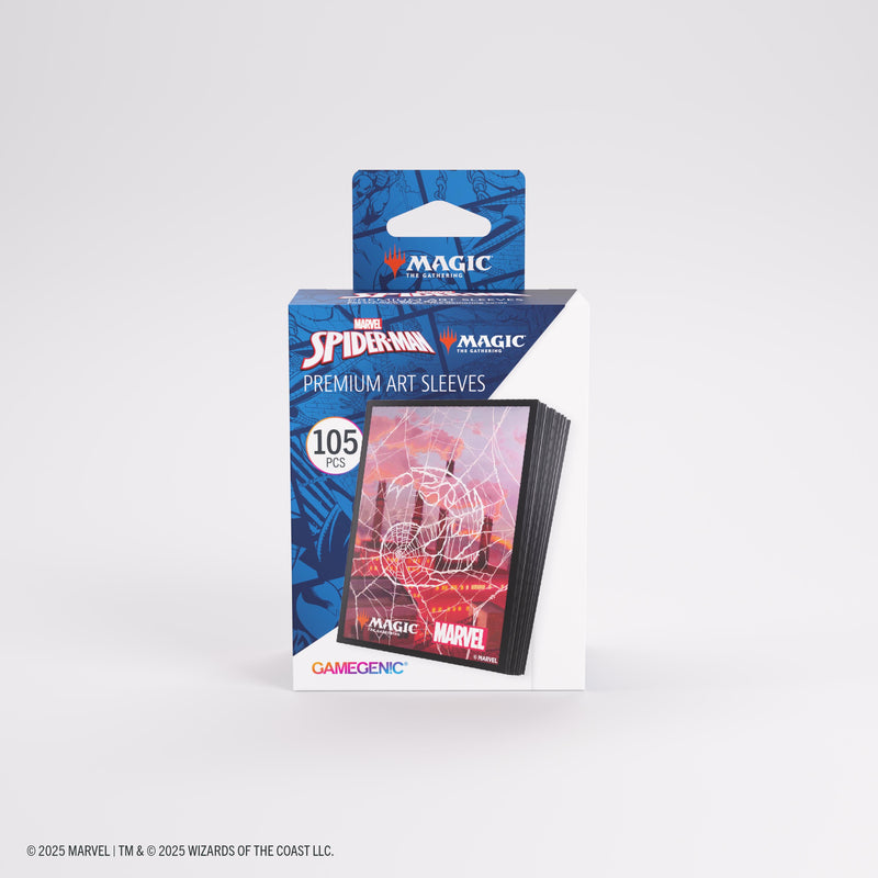 Magic: The Gathering | Marvel's Spider-Man Premium Art Sleeves - Spider-Man Mountain