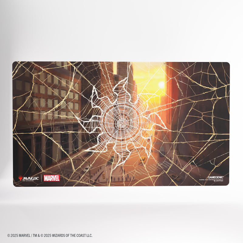 Magic: The Gathering | Marvel's Spider-Man Shiny Playmat - Spider-Man Plains