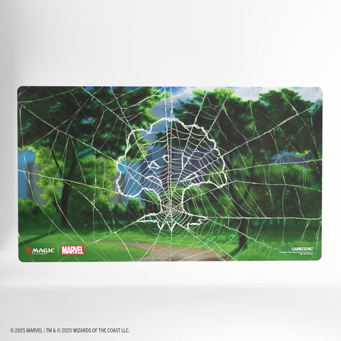 Magic: The Gathering | Marvel's Spider-Man Shiny Playmat - Spider-Man Forest