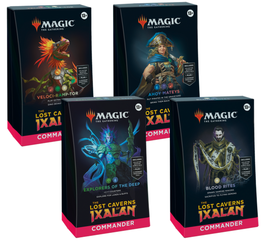 Lost Caverns of Ixalan Commander Set of 4