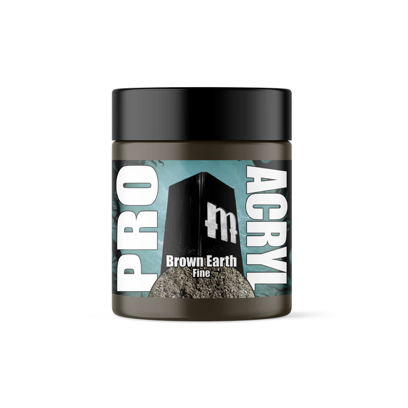 Pro Acryl Basing Textures - Brown Earth - FINE