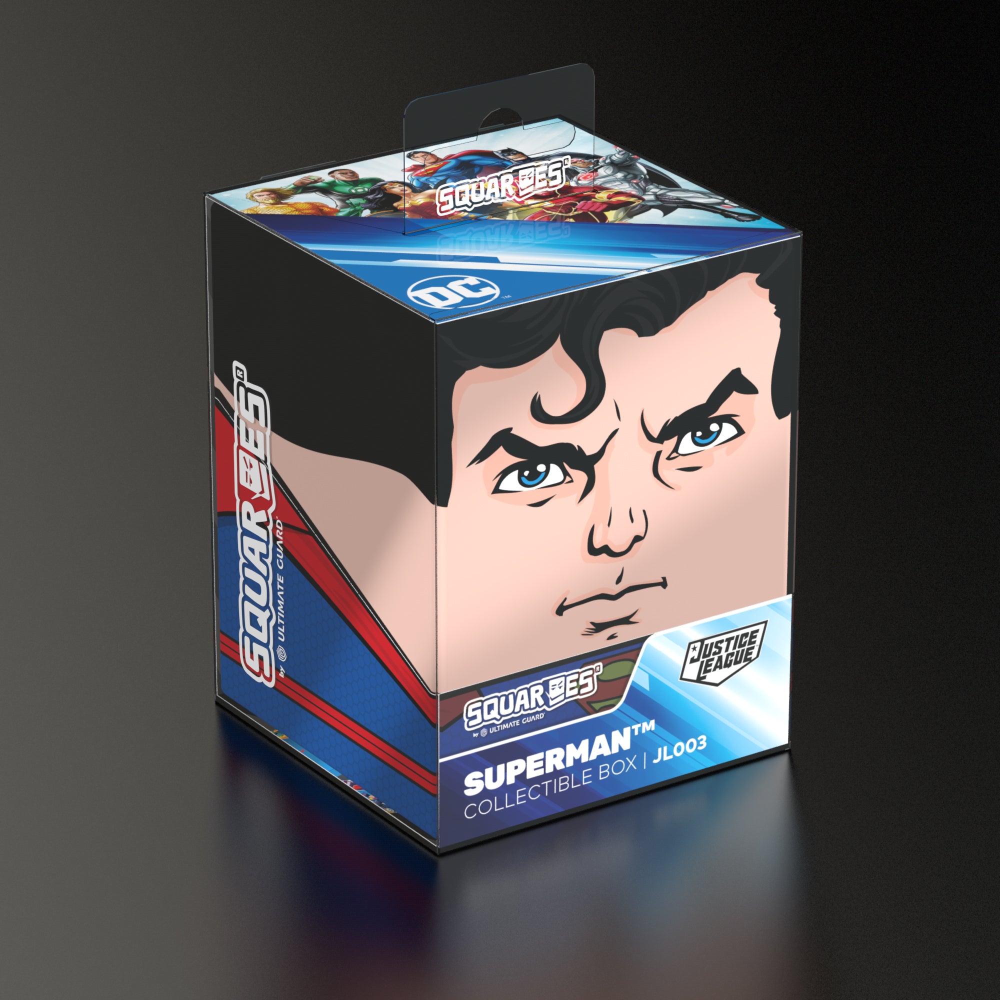 Squaroes: 100+ Deckbox -DC Comics Justice League - Superman | The Clever Kobold