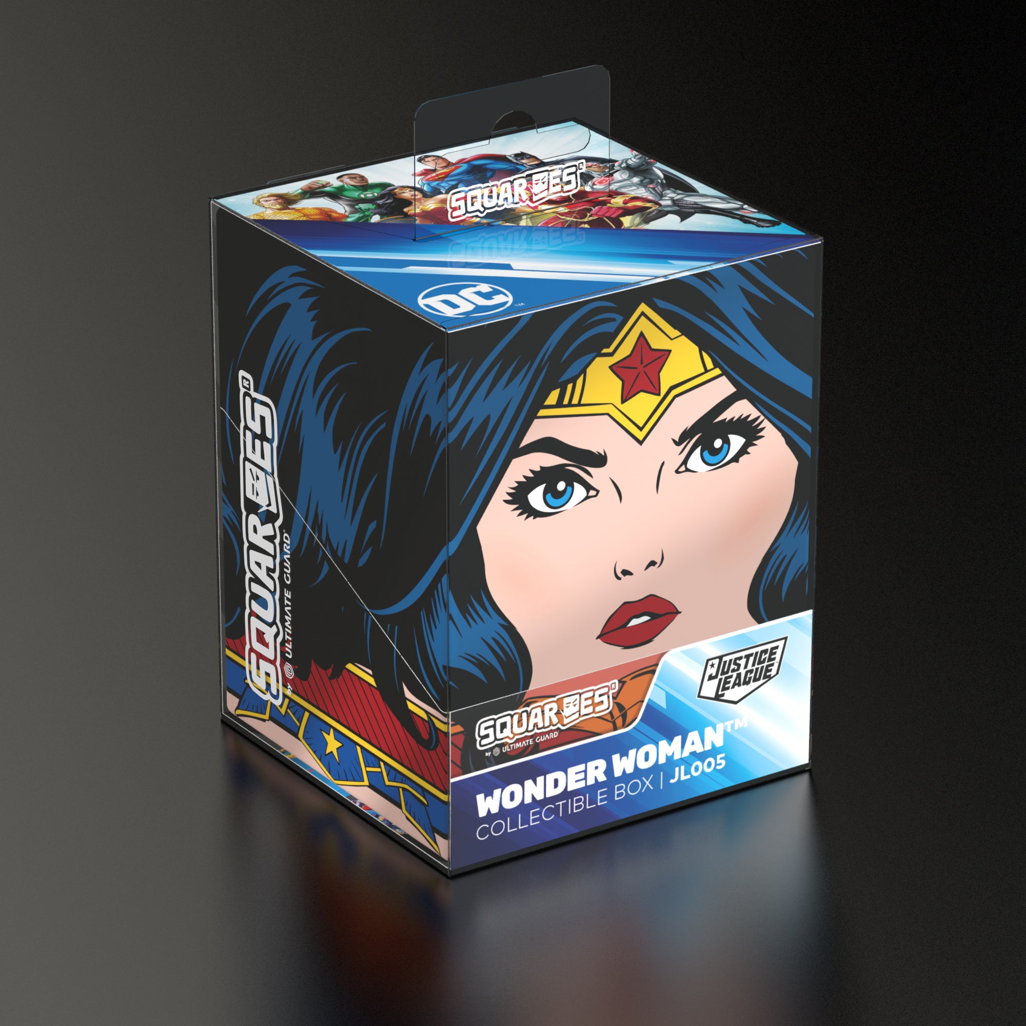 Squaroes: 100+ Deckbox -DC Comics Justice League - Wonder Woman | The Clever Kobold