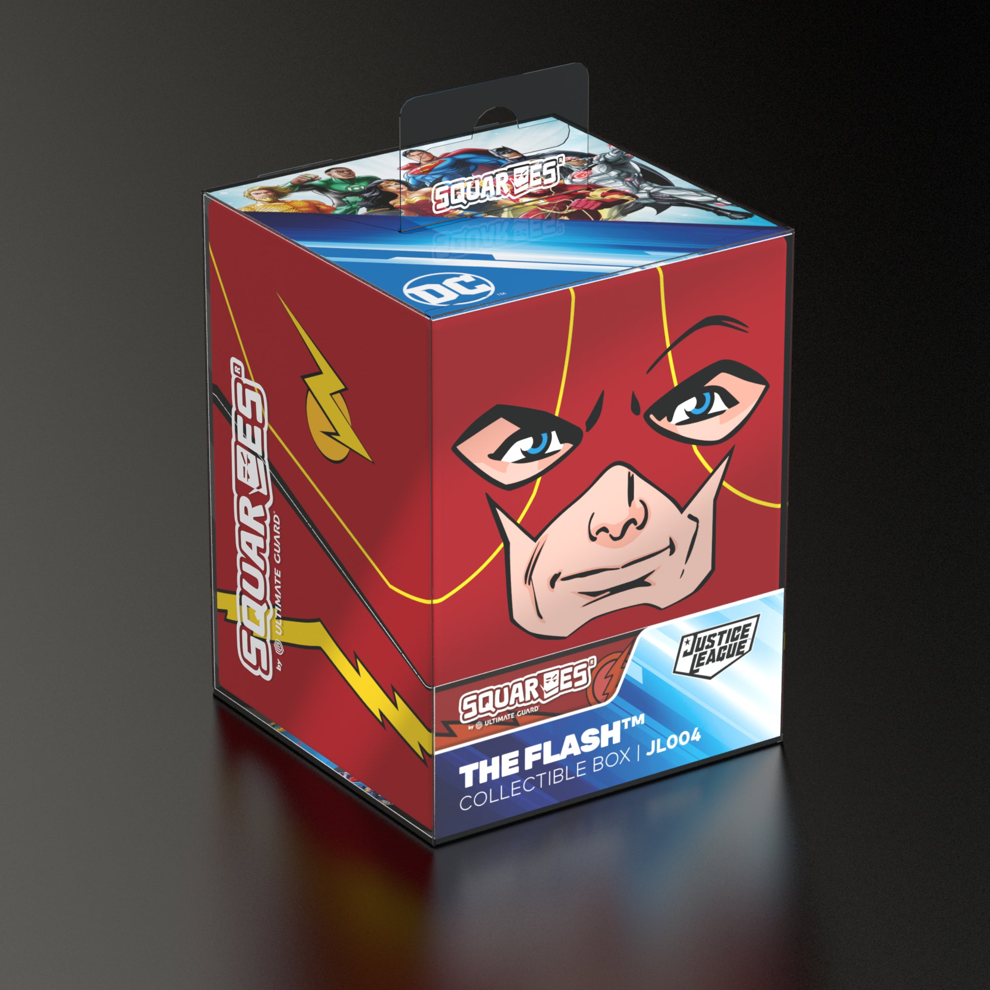 Squaroes: 100+ Deckbox -DC Comics Justice League - The Flash | The Clever Kobold