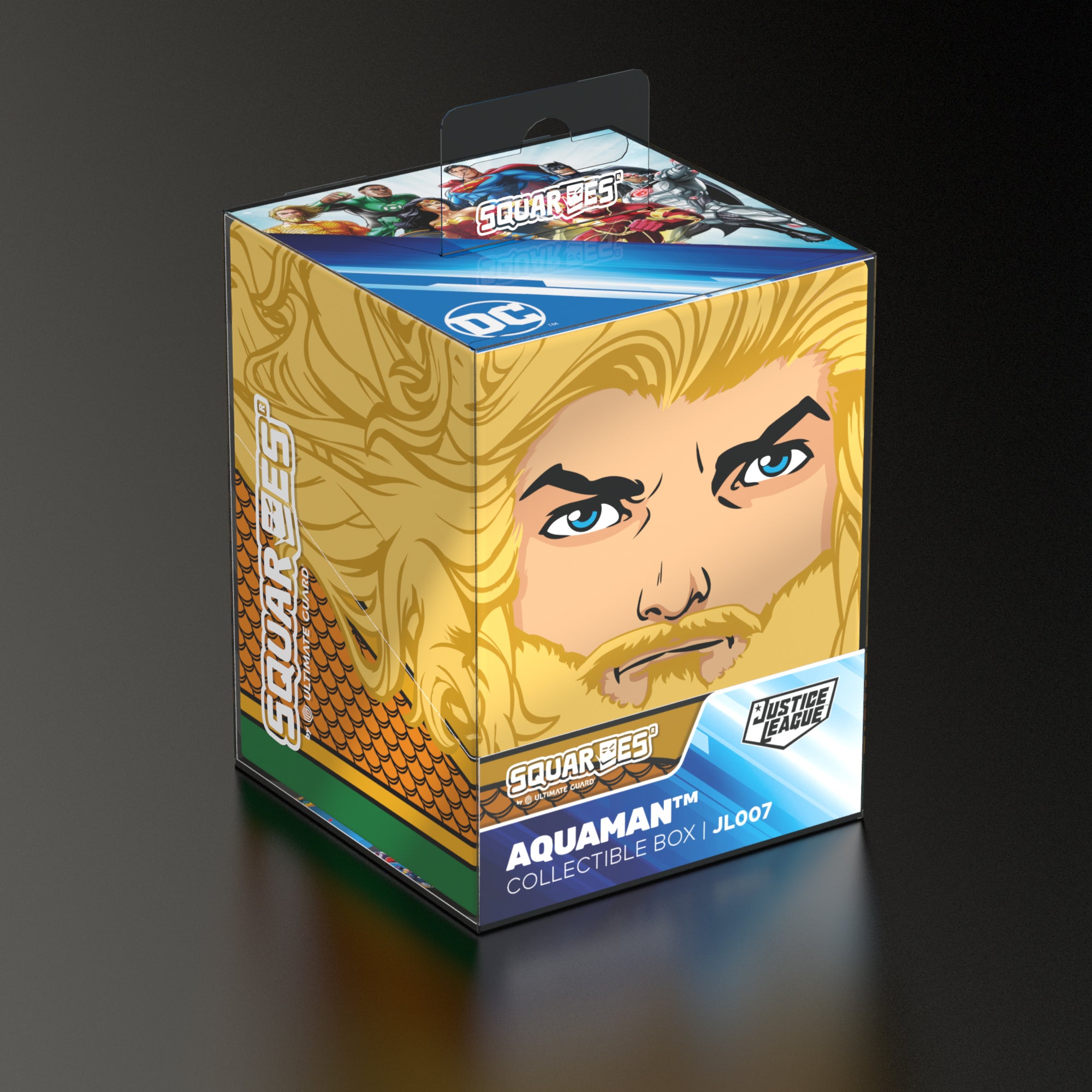 Squaroes: 100+ Deckbox -DC Comics Justice League - Aquaman | The Clever Kobold