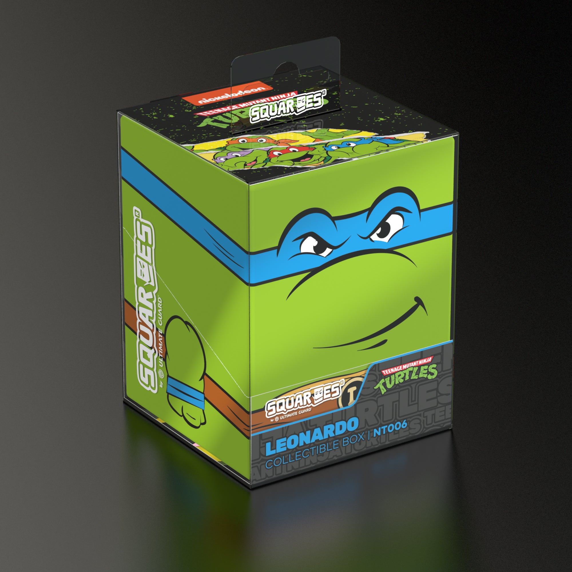 Squaroes: 100+ Deckbox -Teenage Mutant Ninja Turtles - Leonardo | The Clever Kobold