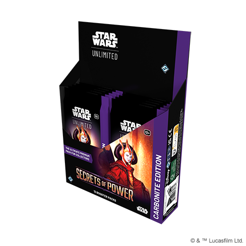 Star Wars: Unlimited - Secrets of Power: Carbonite Booster Display