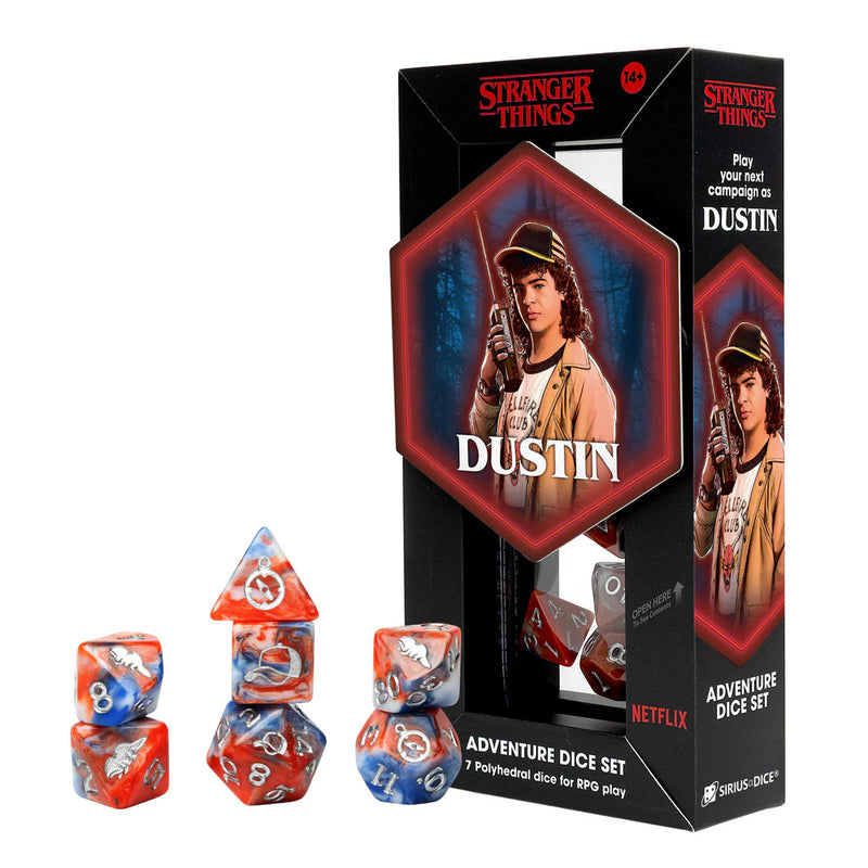 Stranger Things: Adventure Dice Set - Dustin