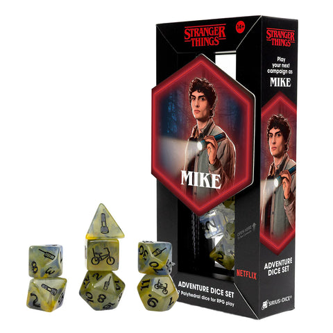 Stranger Things: Adventure Dice Set - Mike