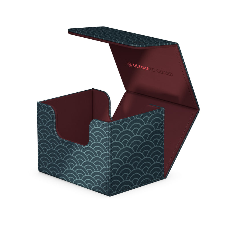 Ultimate Guard Katana: The Shogun's Journey Part II Sidewinder 100+ Xenoskin - Seigaiha (Dark Blue / Dark Red)