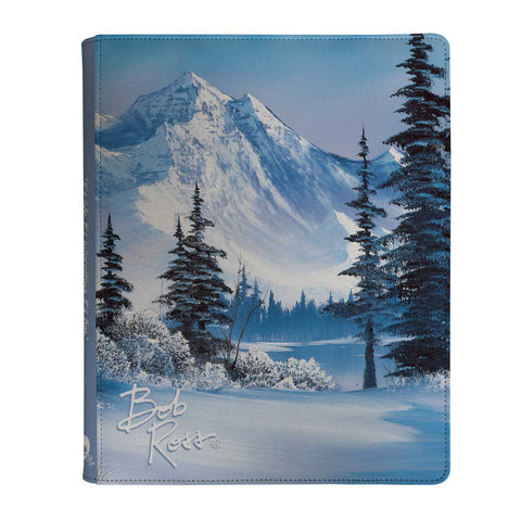 Ultra Pro Zippered PRO Binder 9-Pocket Bob Ross Winter Paradise
