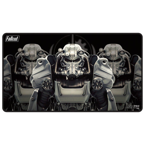 Ultra Pro Black Stitched Playmat Magic the Gathering Fallout Brotherhood of Steel