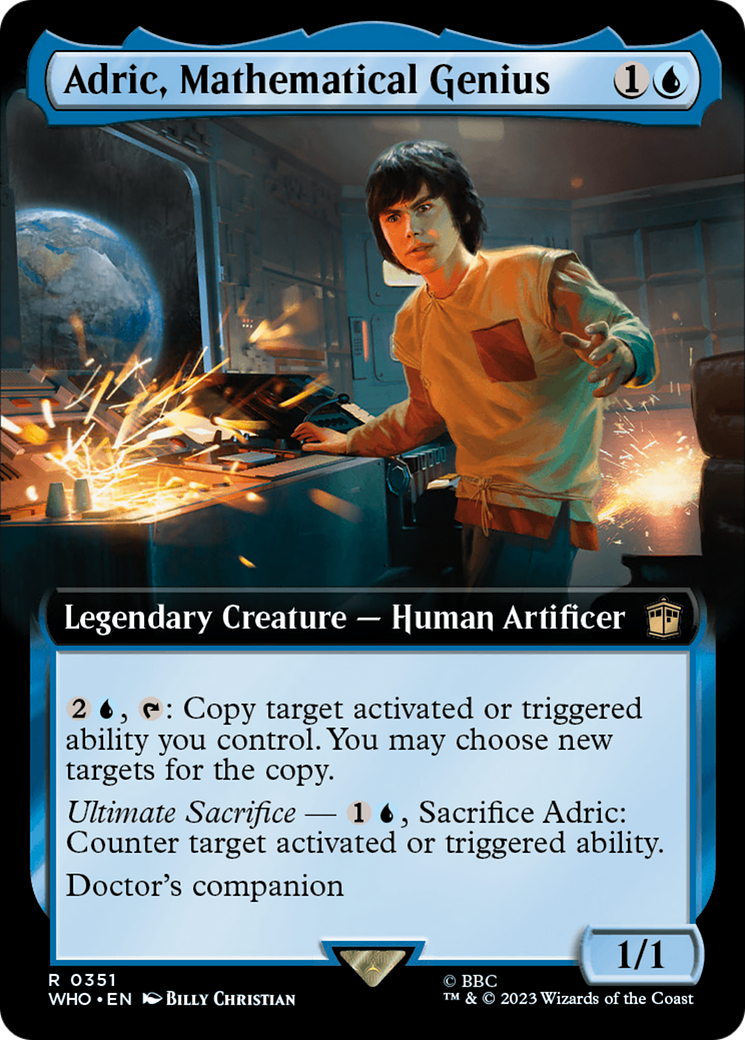 Adric, Mathematical Genius (Extended Art) [Doctor Who] | The Clever Kobold