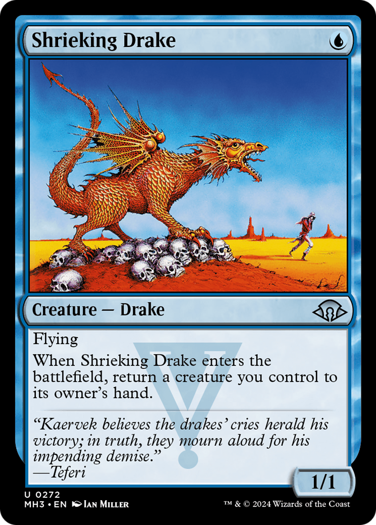 Shrieking Drake [Modern Horizons 3] | The Clever Kobold