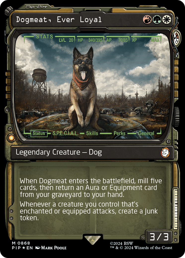 Dogmeat, Ever Loyal (Showcase) (Surge Foil) [Fallout] | The Clever Kobold