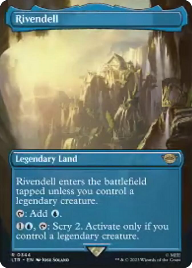 Rivendell (Borderless Alternate Art) [The Lord of the Rings: Tales of Middle-Earth] | The Clever Kobold