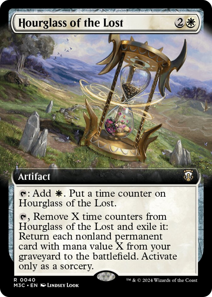 Hourglass of the Lost (Extended Art) [Modern Horizons 3 Commander] | The Clever Kobold