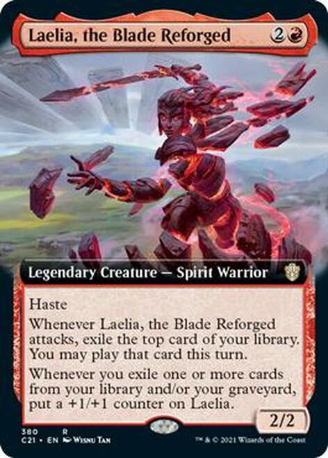 Laelia, the Blade Reforged (Extended Art) [Commander 2021] | The Clever Kobold