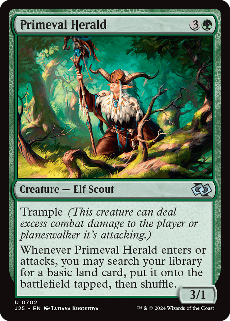 Primeval Herald [Foundations Jumpstart] | The Clever Kobold