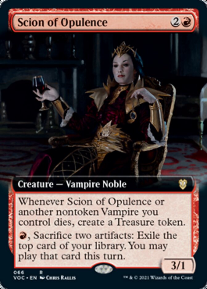 Scion of Opulence (Extended Art) [Innistrad: Crimson Vow Commander] | The Clever Kobold