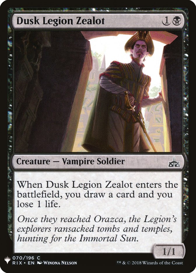 Dusk Legion Zealot [Mystery Booster] | The Clever Kobold