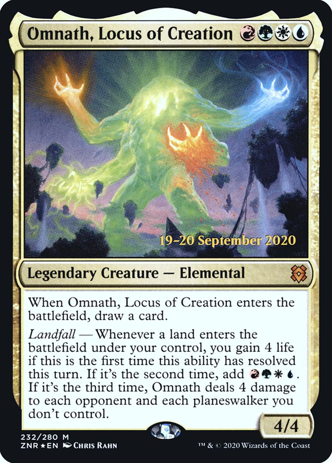 Omnath, Locus of Creation [Zendikar Rising Prerelease Promos] | The Clever Kobold