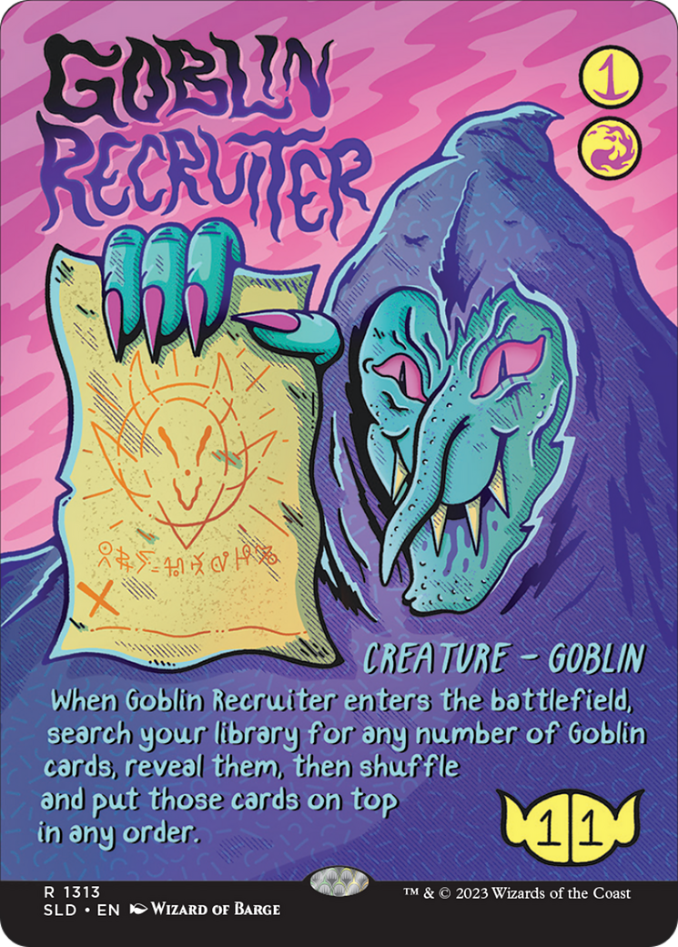 Goblin Recruiter (Rainbow Foil) [Secret Lair Drop Series] | The Clever Kobold