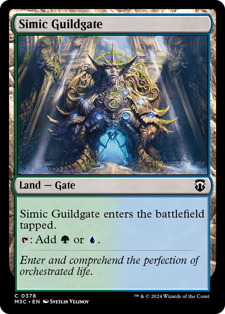 Simic Guildgate (Ripple Foil) [Modern Horizons 3 Commander] | The Clever Kobold