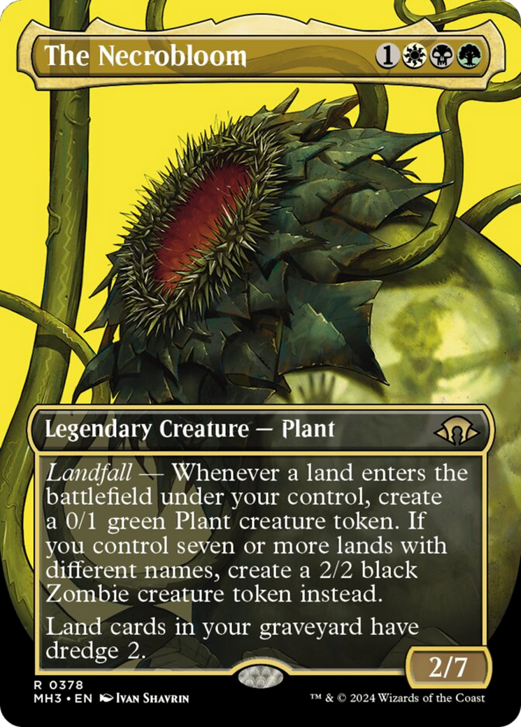 The Necrobloom (Borderless) [Modern Horizons 3] | The Clever Kobold