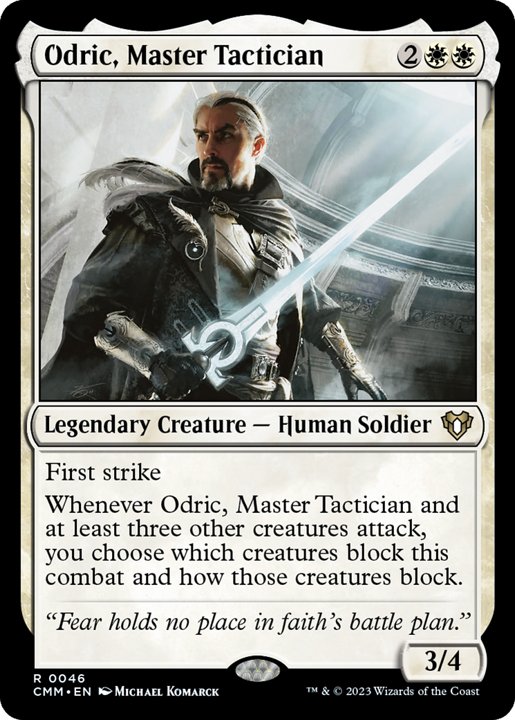 Odric, Master Tactician [Commander Masters] | The Clever Kobold