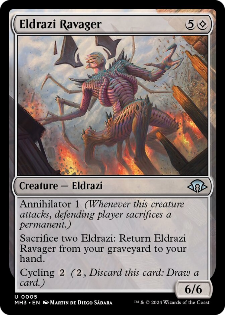 Eldrazi Ravager [Modern Horizons 3] | The Clever Kobold