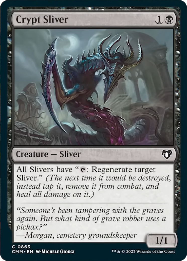 Crypt Sliver [Commander Masters] | The Clever Kobold