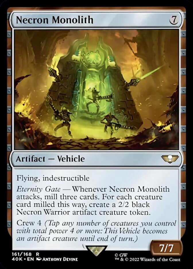 Necron Monolith (Surge Foil) [Warhammer 40,000] | The Clever Kobold