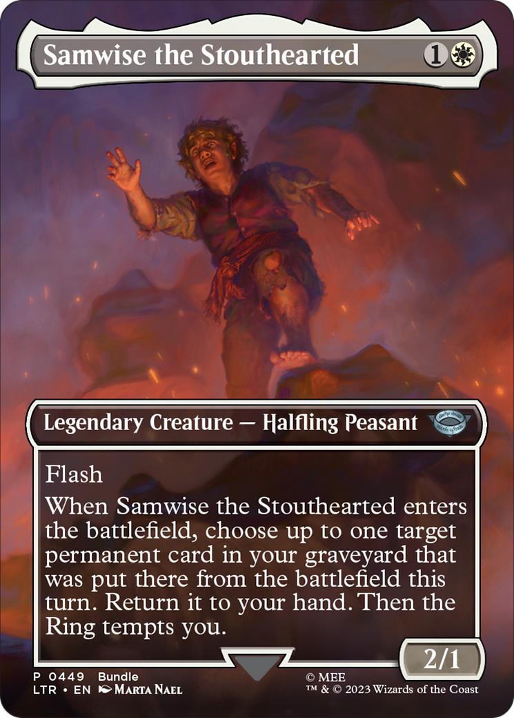 Samwise the Stouthearted (Borderless Alternate Art) [The Lord of the Rings: Tales of Middle-Earth] | The Clever Kobold