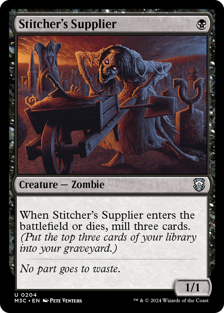 Stitcher's Supplier (Ripple Foil) [Modern Horizons 3 Commander] | The Clever Kobold