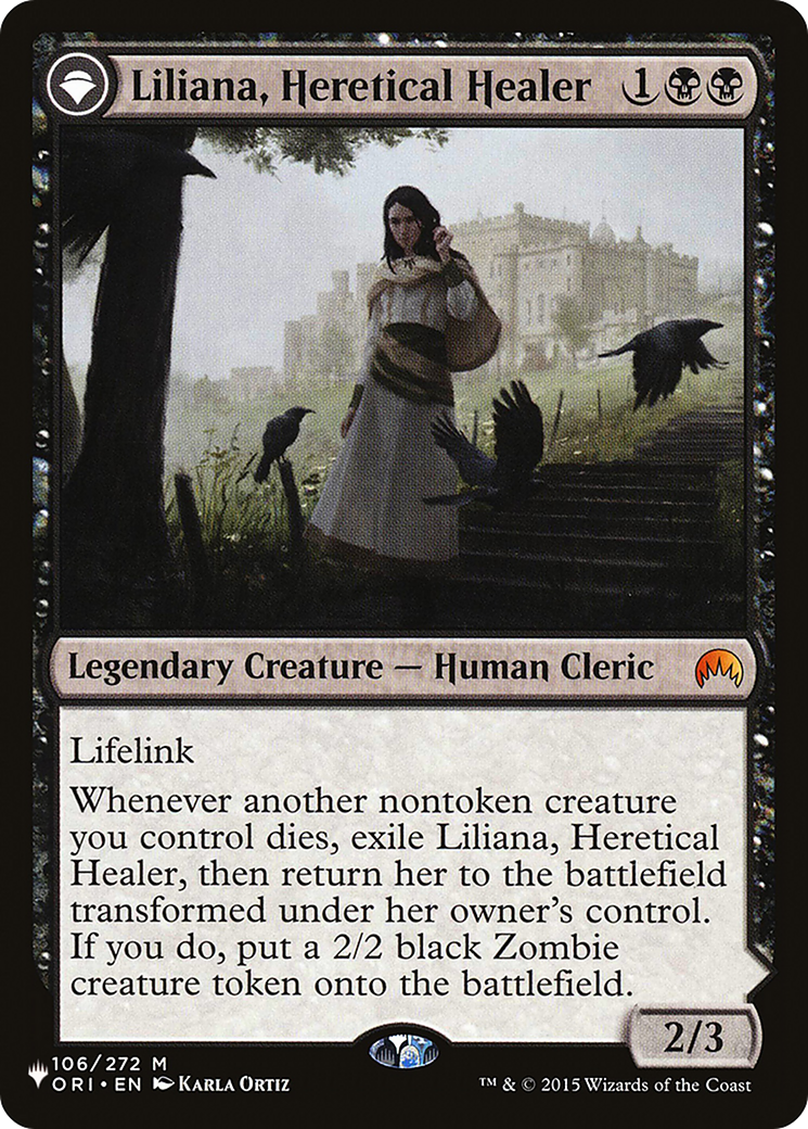 Liliana, Heretical Healer // Liliana, Defiant Necromancer [Secret Lair: From Cute to Brute] | The Clever Kobold