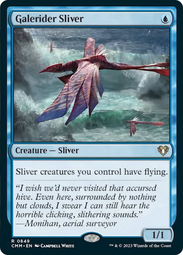 Galerider Sliver [Commander Masters] | The Clever Kobold