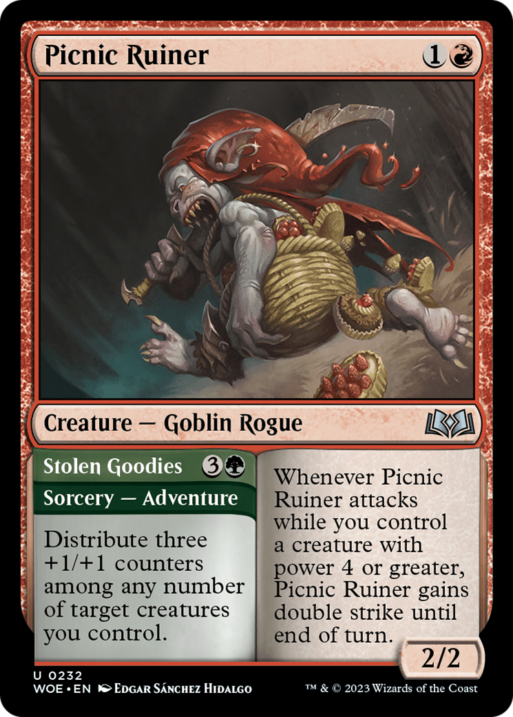 Picnic Ruiner // Stolen Goodies [Wilds of Eldraine] | The Clever Kobold