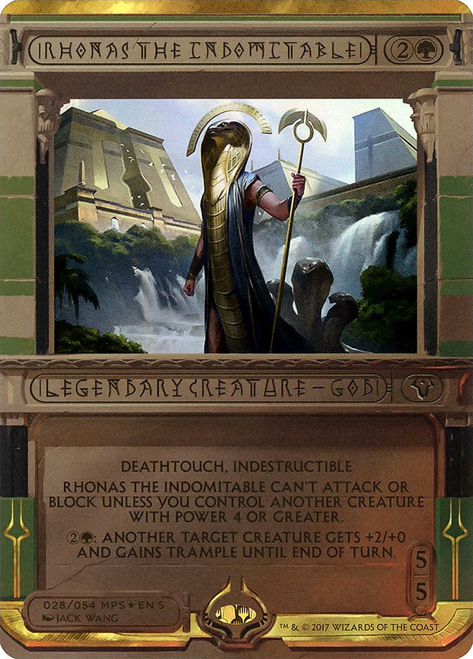 Rhonas the Indomitable (Invocation) [Amonkhet Invocations] | The Clever Kobold