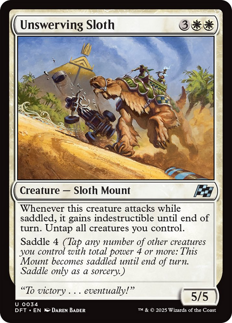 Unswerving Sloth [Aetherdrift] | The Clever Kobold