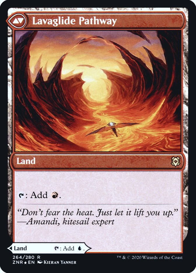 Riverglide Pathway // Lavaglide Pathway [Zendikar Rising Prerelease Promos] | The Clever Kobold