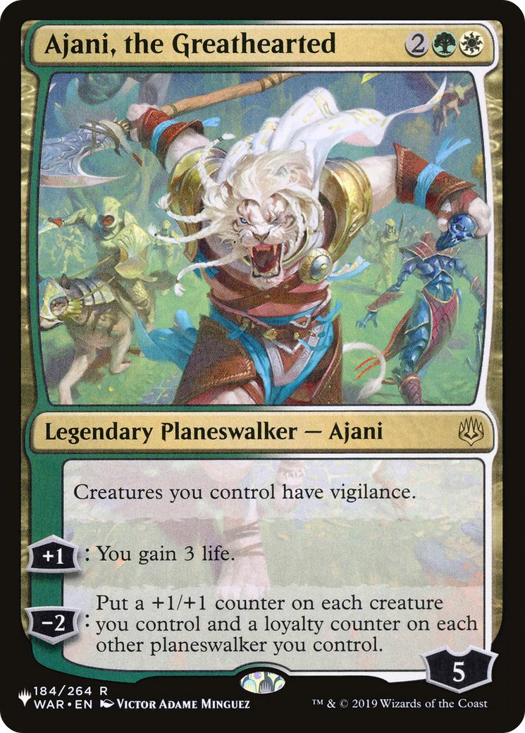 Ajani, the Greathearted [The List] | The Clever Kobold