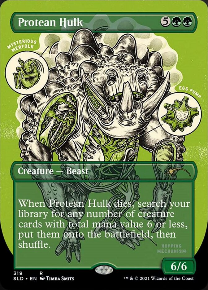 Protean Hulk (Borderless Foil Etched) [Secret Lair Drop Series] | The Clever Kobold