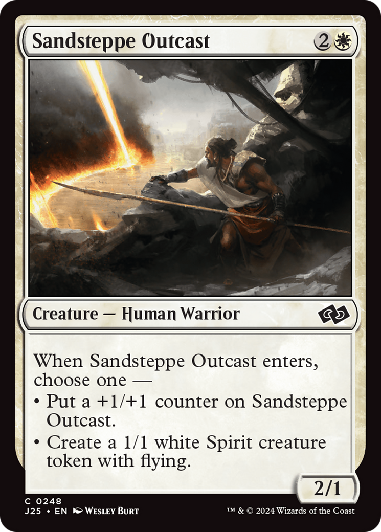 Sandsteppe Outcast [Foundations Jumpstart] | The Clever Kobold